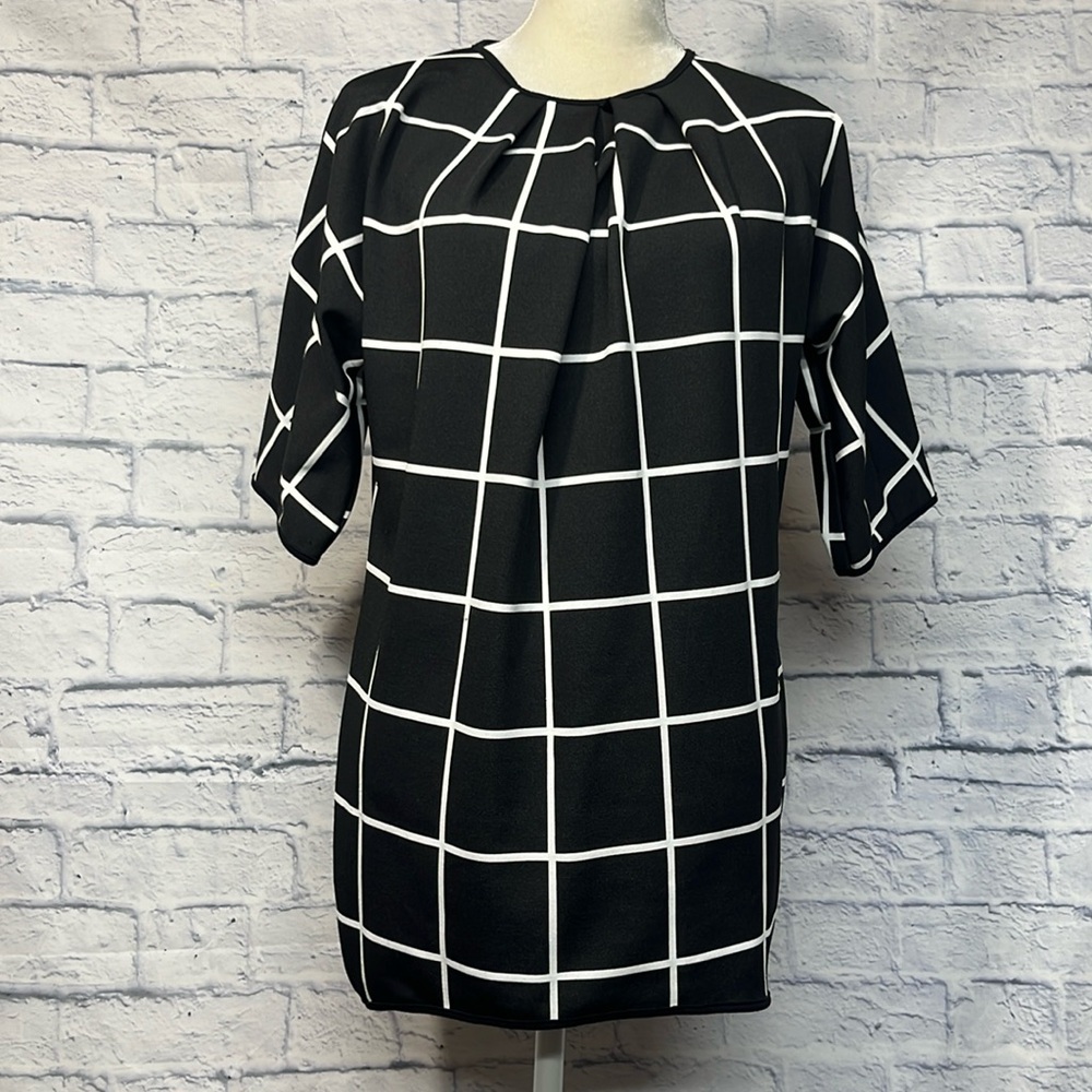 Numero00 Made in Italy Black with white stripes Mini Dress
